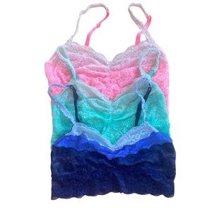 Victoria’s Secret PINK bralette bundle— Y2K vintage Lolita cottage core 🎀